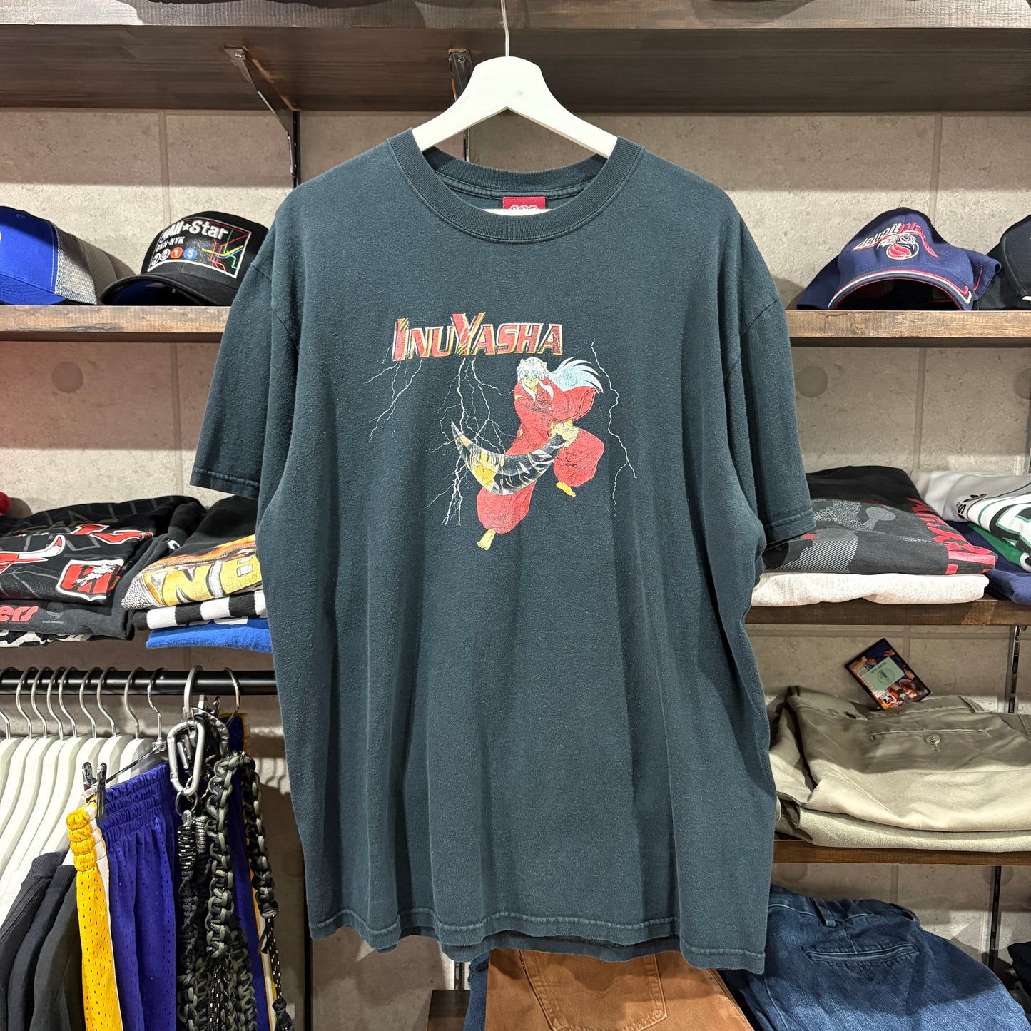 00's "INUYASHA" S/S Graphic Tee / Overseas Official　犬夜叉　Tee