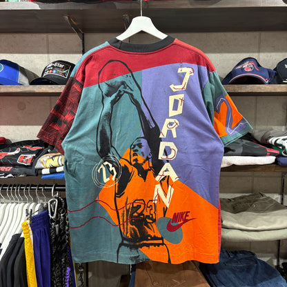 90s NIKE “Hoop Heroes” Graphic Tee - 1st Three-Peat Era　