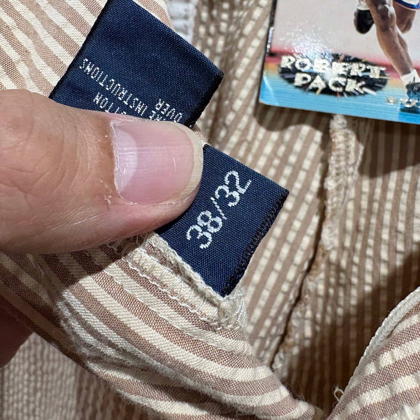【90s / Polo Ralph Lauren / Seersucker Chino Pants】