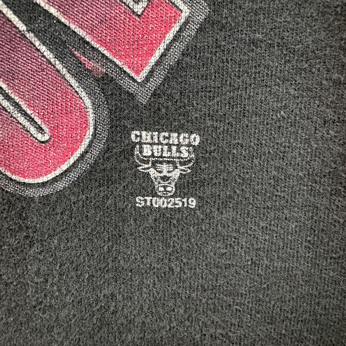 98s STARTER Chicago Bulls 2nd Three-Peat World Champions Graphic Tee L