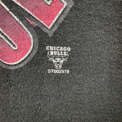 98s STARTER Chicago Bulls 2nd Three-Peat World Champions Graphic Tee L