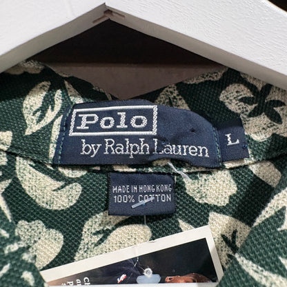【90s / Polo by Ralph Lauren / Patterned Polo Shirt / L】