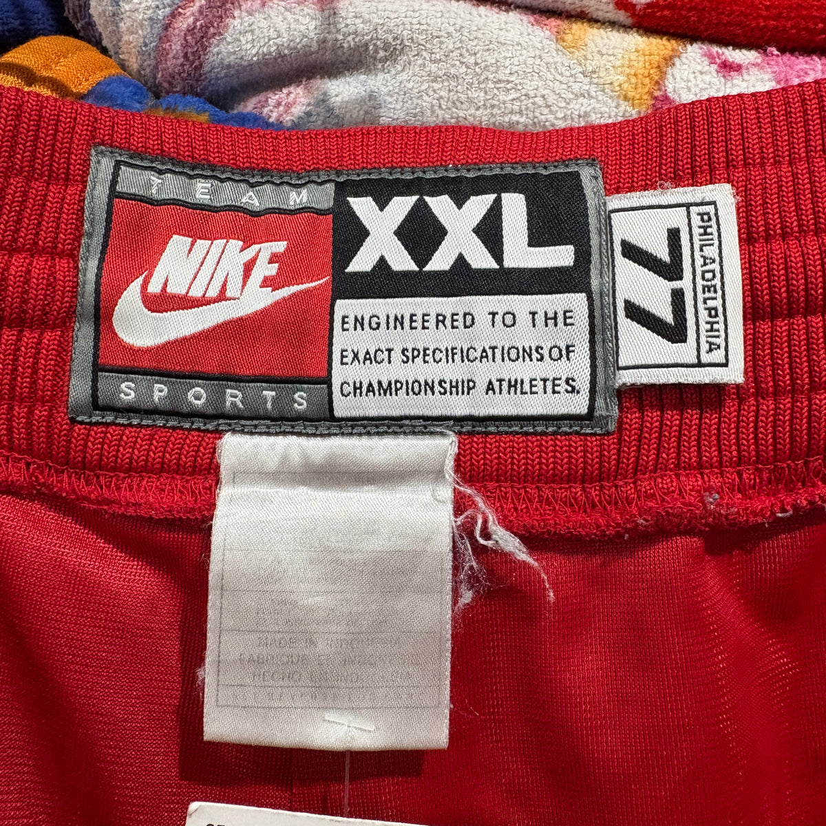 00s NIKE Philadelphia 76ers Basketball Shorts XXL