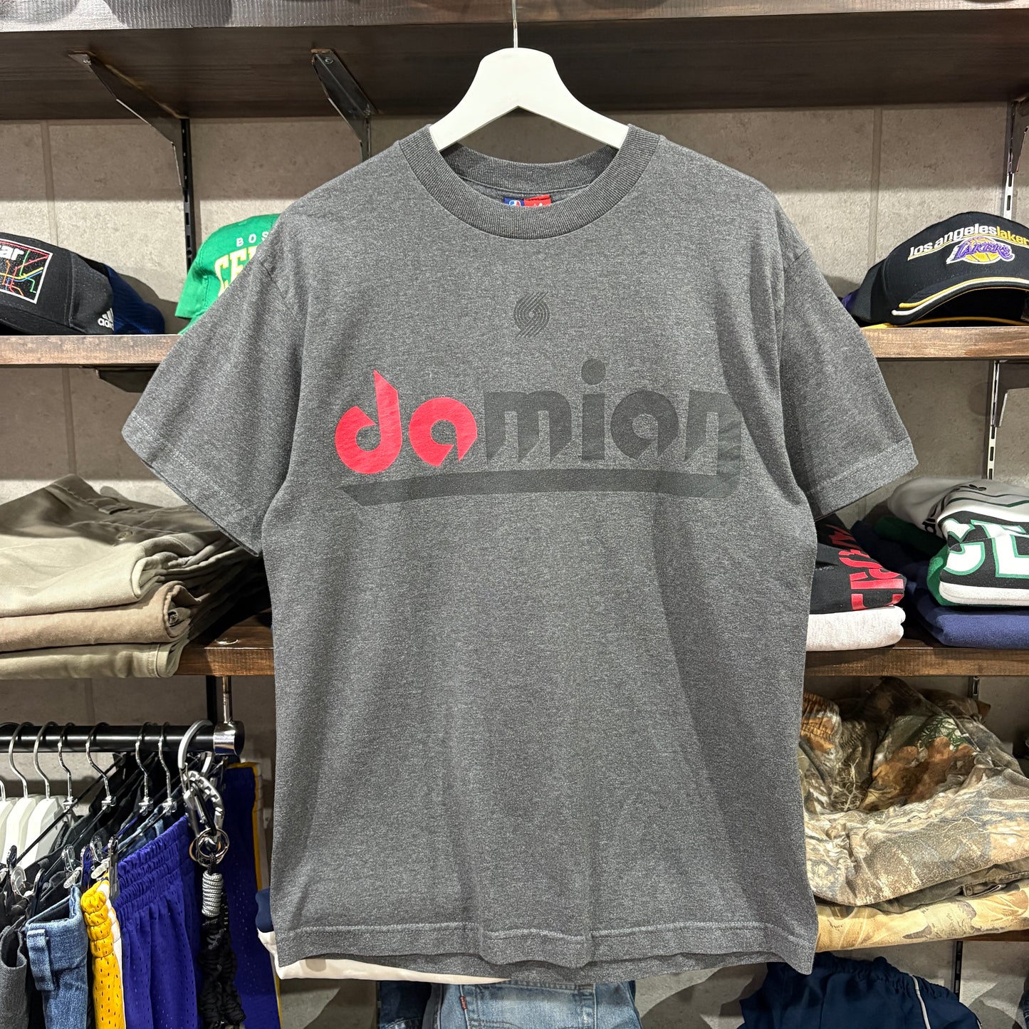 【Portland Trail Blazers / Damian Lillard / Majestic NBA Official T-Shirt】
