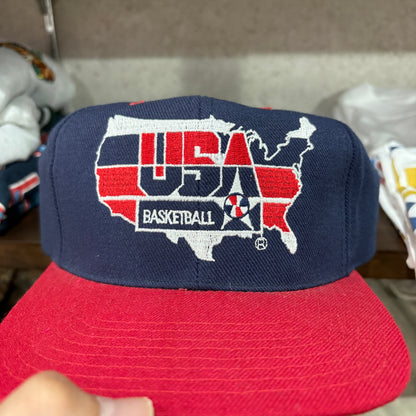 【1990s / Pro Player / USA Basketball Dream Team / Snapback Cap / Vintage Hat / USA Basketball】