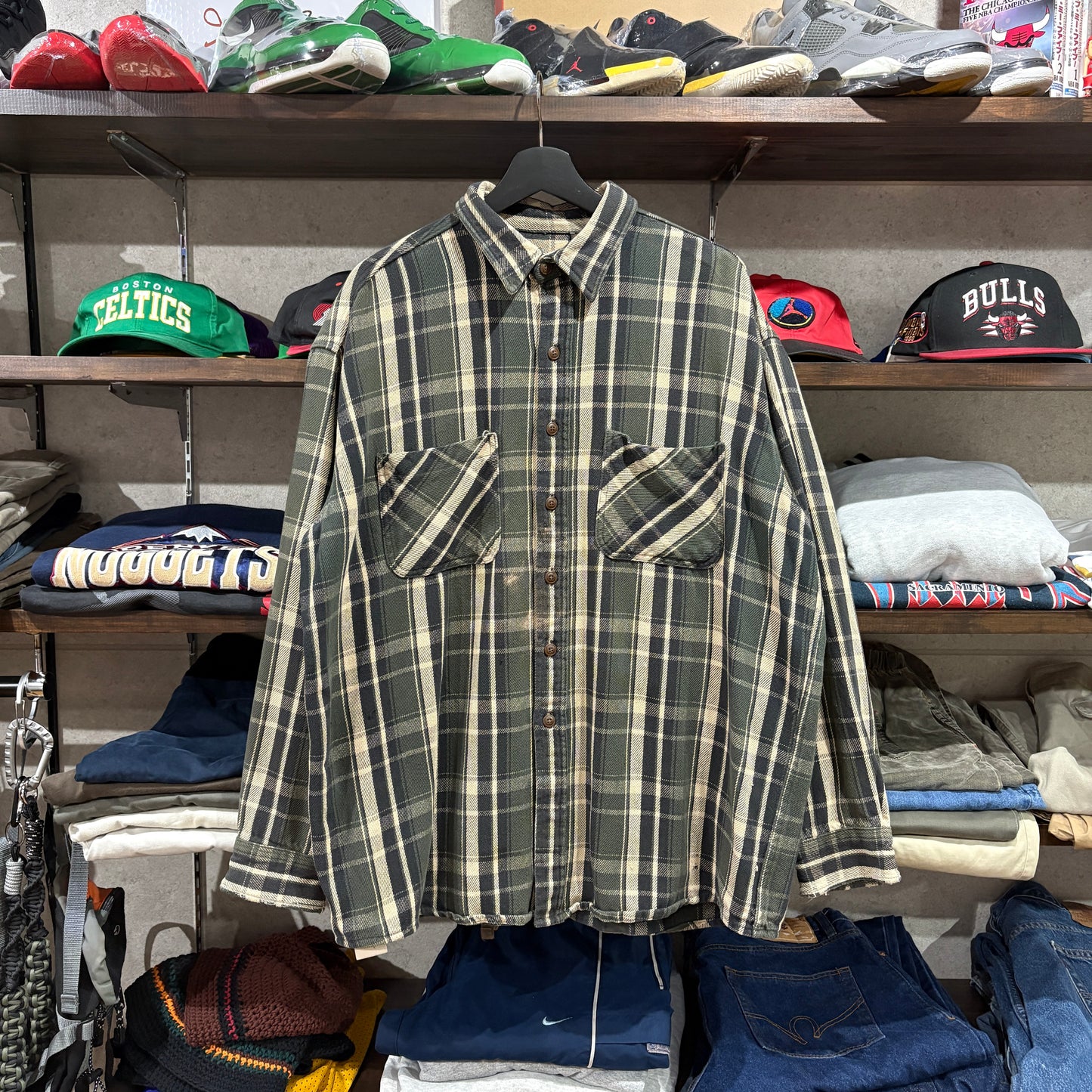 【90s / ST.JOHN'S BAY / Check Flannel Shirt / XLT】