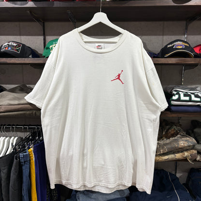 90s NIKE / Michael Jordan "TEN BEST REASONS TO GO BACK TO BASKETBALL" / Graphic T-Shirt
