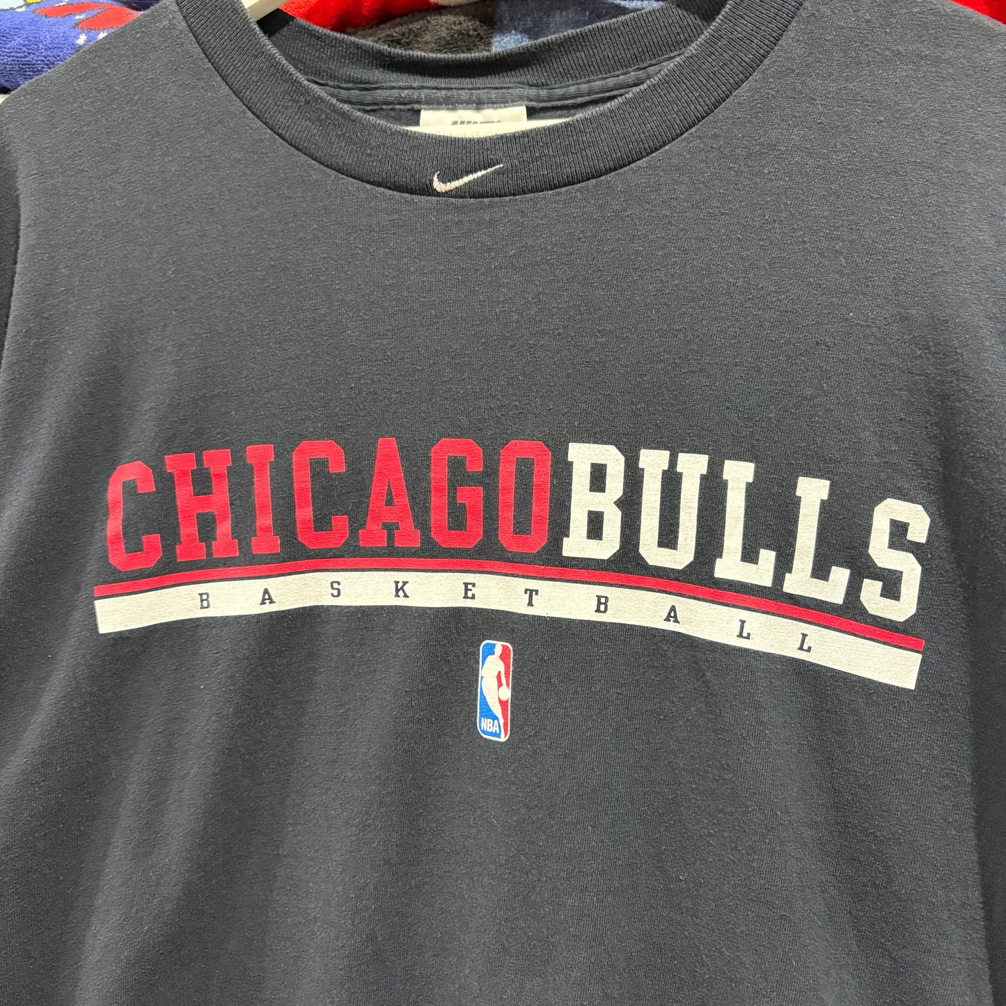 【90s NIKE "CHICAGO BULLS" Print T-Shirt】