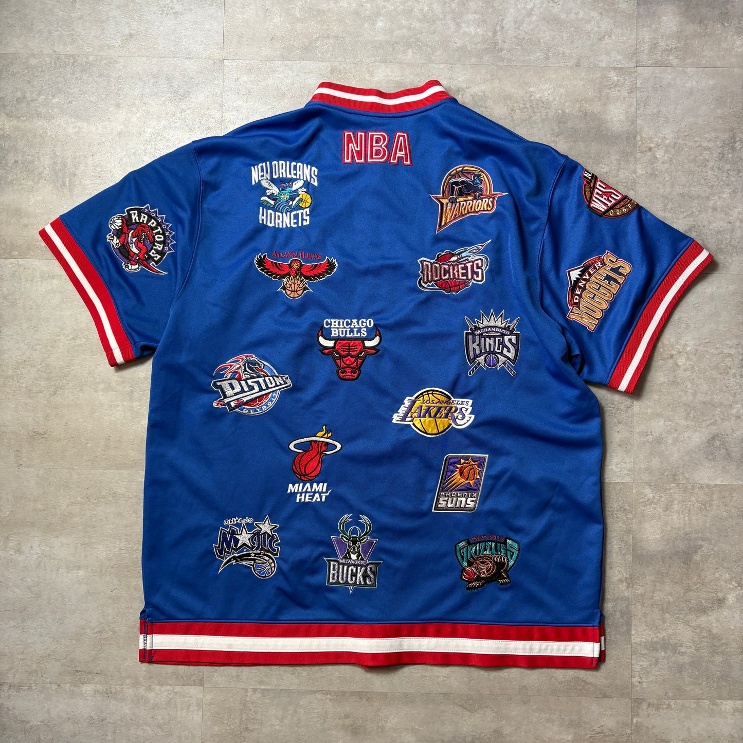 unique NBA Special 00’s NBA All Teams Patch Jacket　ゲームシャツ