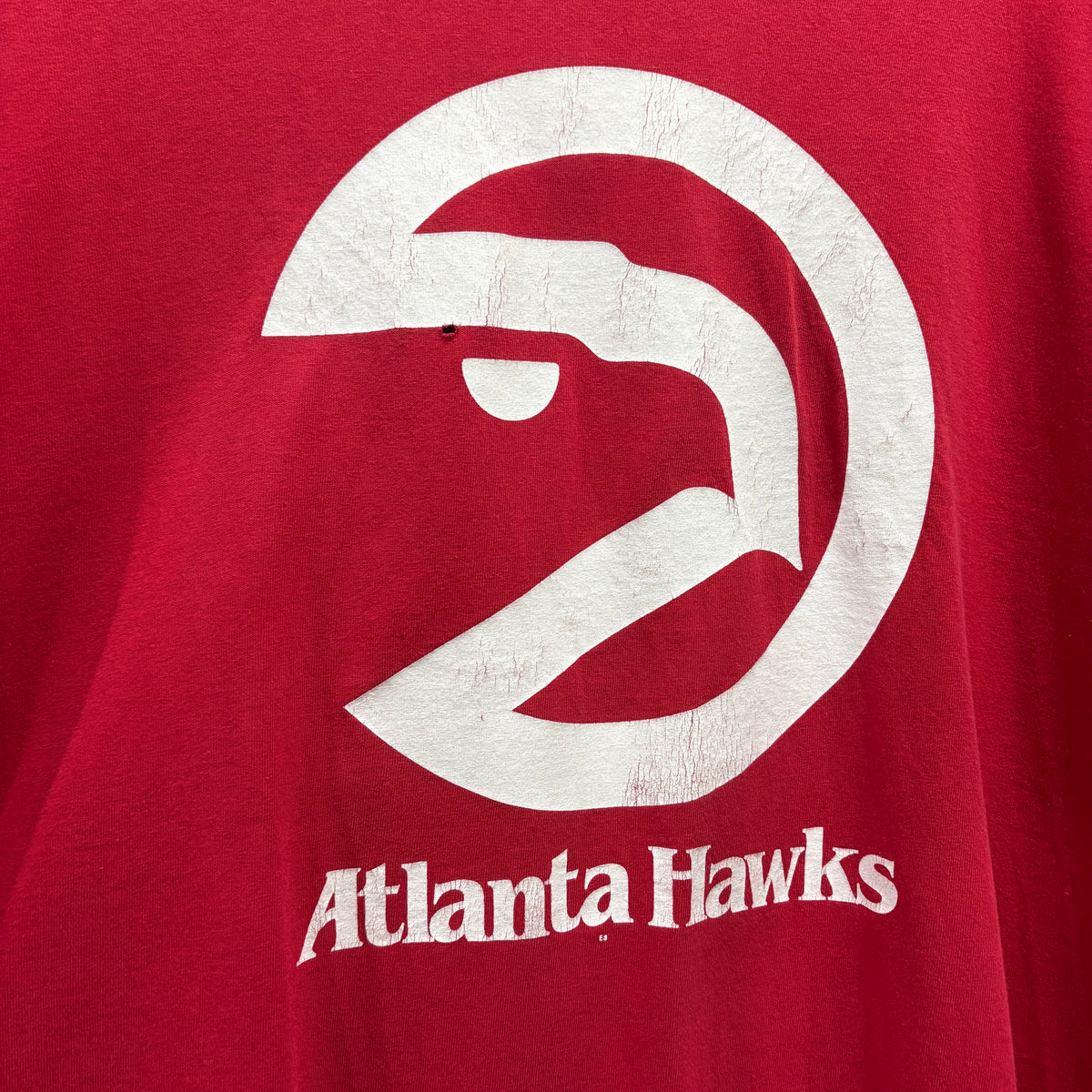 00s NBA Atlanta Hawks "Pacman Logo" Hardwood Classics Graphic T-Shirt XXL
