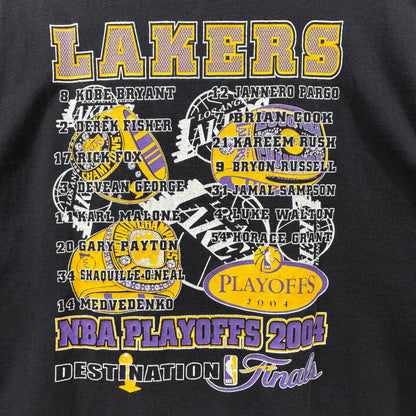Los Angeles Lakers / 2004 NBA Finals / Graphic T-Shirt / SHAQ&KOBE