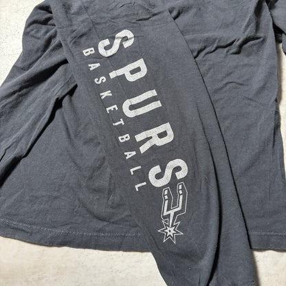 NBA SAN ANTONIO SPURS ロンT 2XL ブラック サンアントニオ・スパーズ　