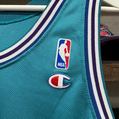 Charlotte Hornets / Alonzo Mourning #33 / Champion Replica Jersey
