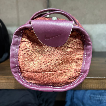 【00s NIKE Leather Mini Boston Bag】