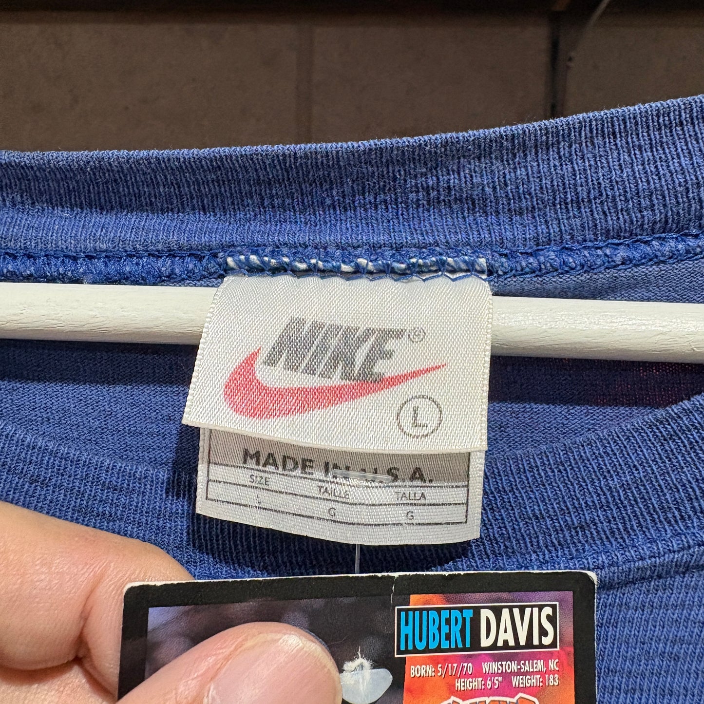 【90s / Nike / Center Swoosh Border T-Shirt / L】