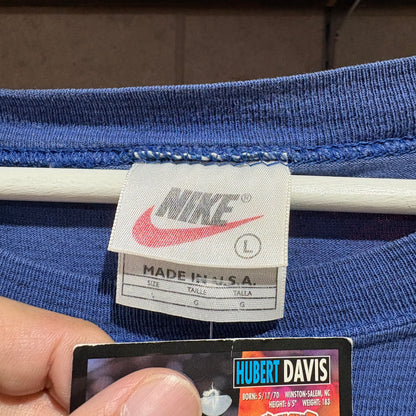 【90s / Nike / Center Swoosh Border T-Shirt / L】