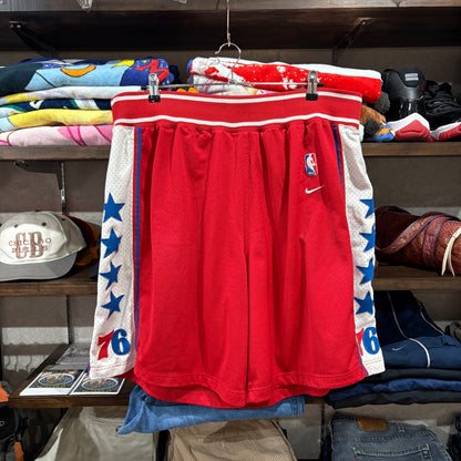 00s NIKE Philadelphia 76ers Basketball Shorts XXL