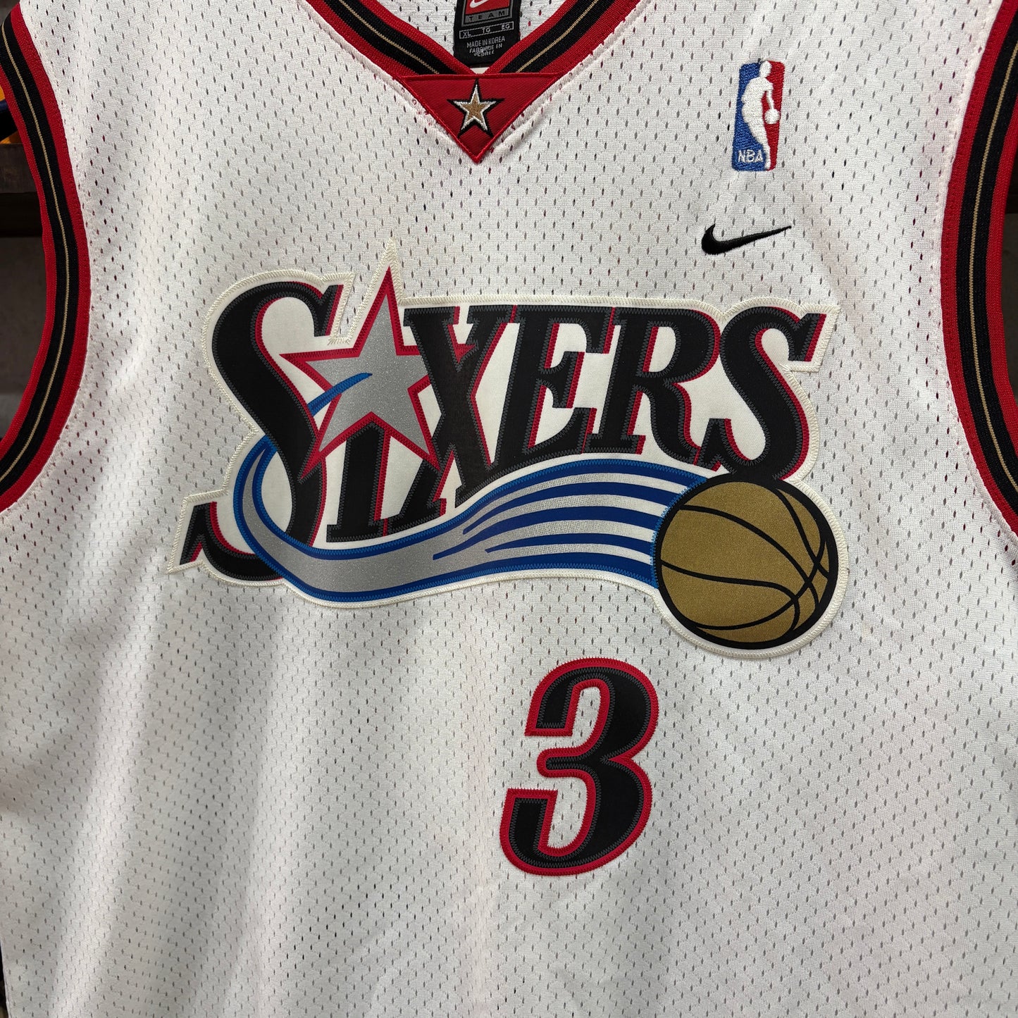 【00s NIKE TEAM / Philadelphia 76ers / Allen Iverson #3 / Swingman Jersey 】
