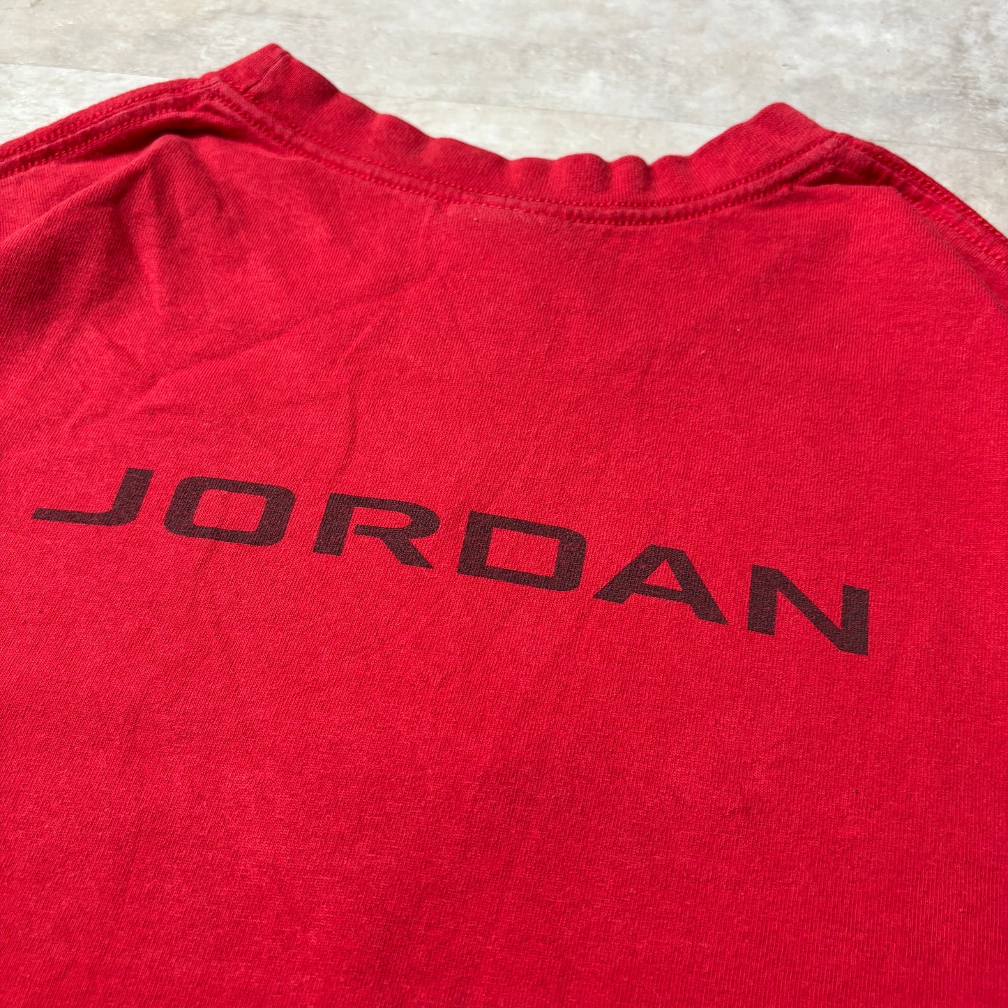 00s NIKE JORDAN フェラーリロゴ　ロンT　XXL
