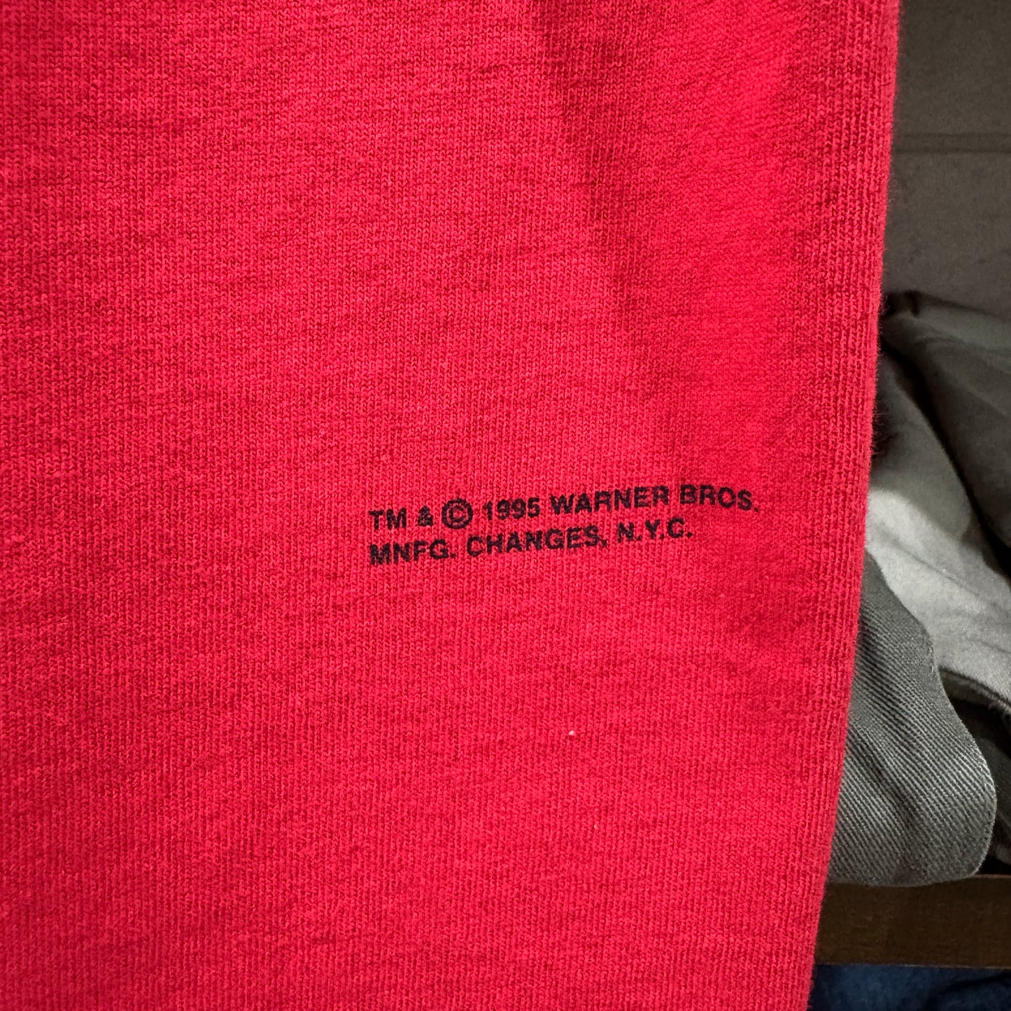 1995’s Warner Bros. “DAFFY WEAR” CK Parody Tee -Made in USA-