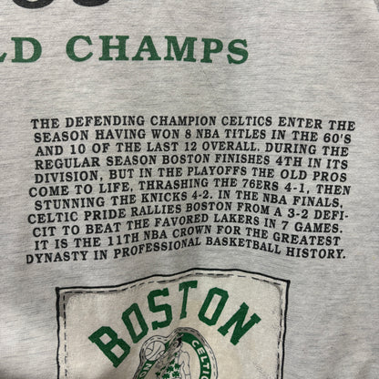 90s LONG GONE "1969 Boston Celtics" 7-Sleeve Graphic Tee XL相当