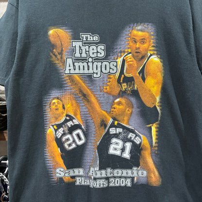 【San Antonio Spurs / The Tres Amigos / 2004 Playoffs T-Shirt】