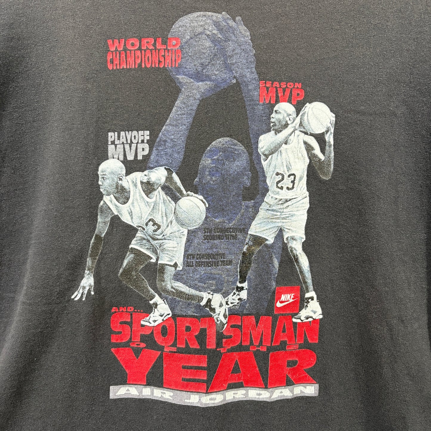 90s NIKE JORDAN Chicago "THE SPORTSMAN OF THE YEAR"/ Bulls / Michael Jordan / Graphic T-Shirt　