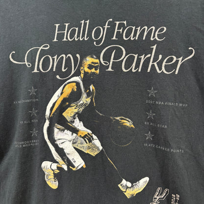【San Antonio Spurs / Tony Parker / 2023 Hall of Fame T-Shirt by Bristol Studio】