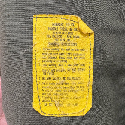 【U.S. ARMY Utility Trousers OG-507】36/33