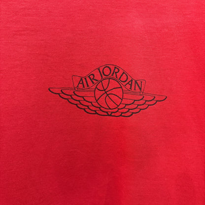 【1980s / Nike / Air Jordan "Double Face" T-Shirt / Navy Tag &amp; Faded / Vintage Tee / Chicago Bulls】