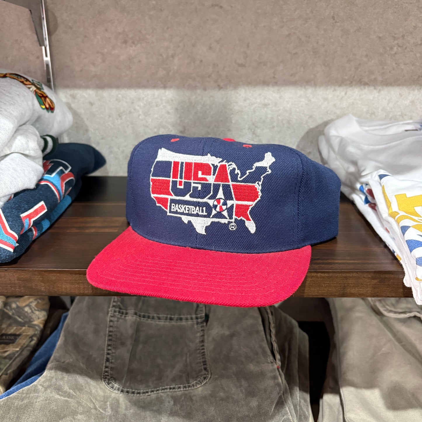 【1990s / Pro Player / USA Basketball Dream Team / Snapback Cap / Vintage Hat / USA Basketball】