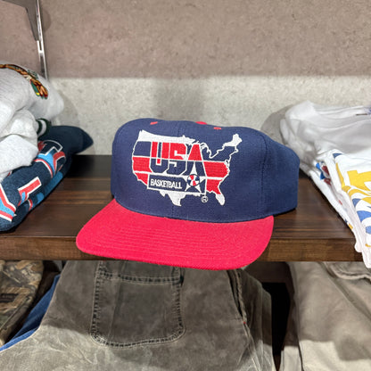 【1990s / Pro Player / USA Basketball Dream Team / Snapback Cap / Vintage Hat / USA Basketball】