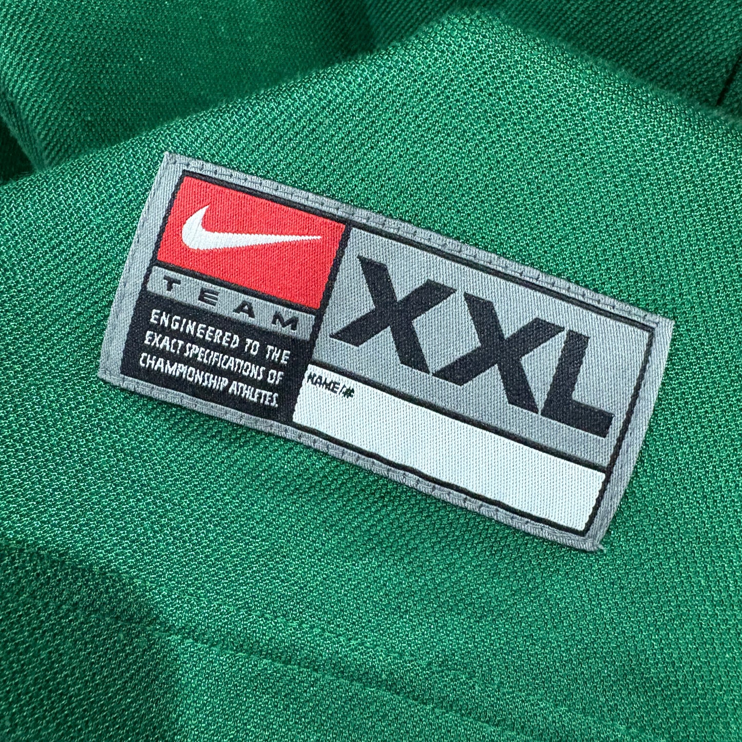 00s NIKE TEAM ボストン・セルティックス　Vネック　ゲームシャツ　