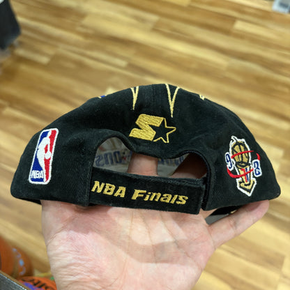 98s STARTER NBA Chicago Bulls 2nd Three-Peat Championship Snapback Cap