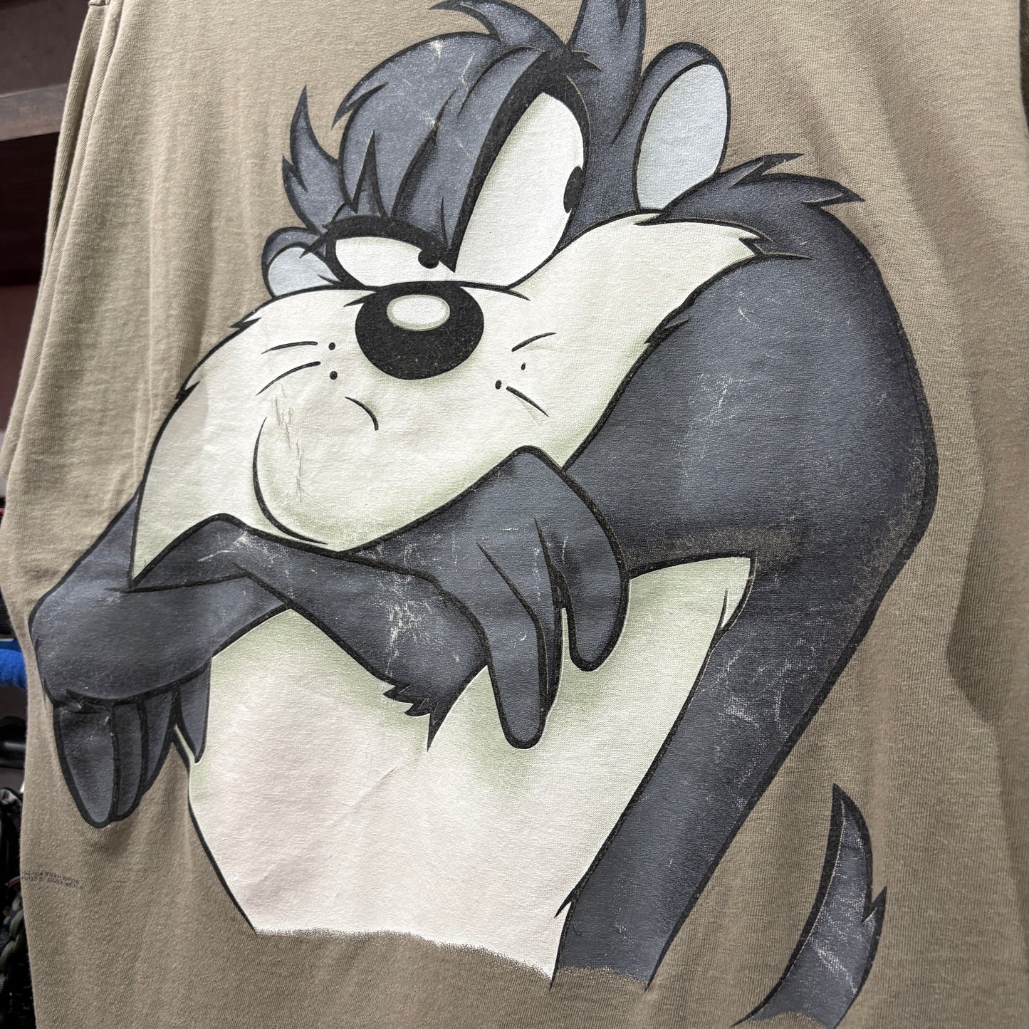 90s Warner Bros. "TAZ WEAR" TEE　CKパロディシリーズ
