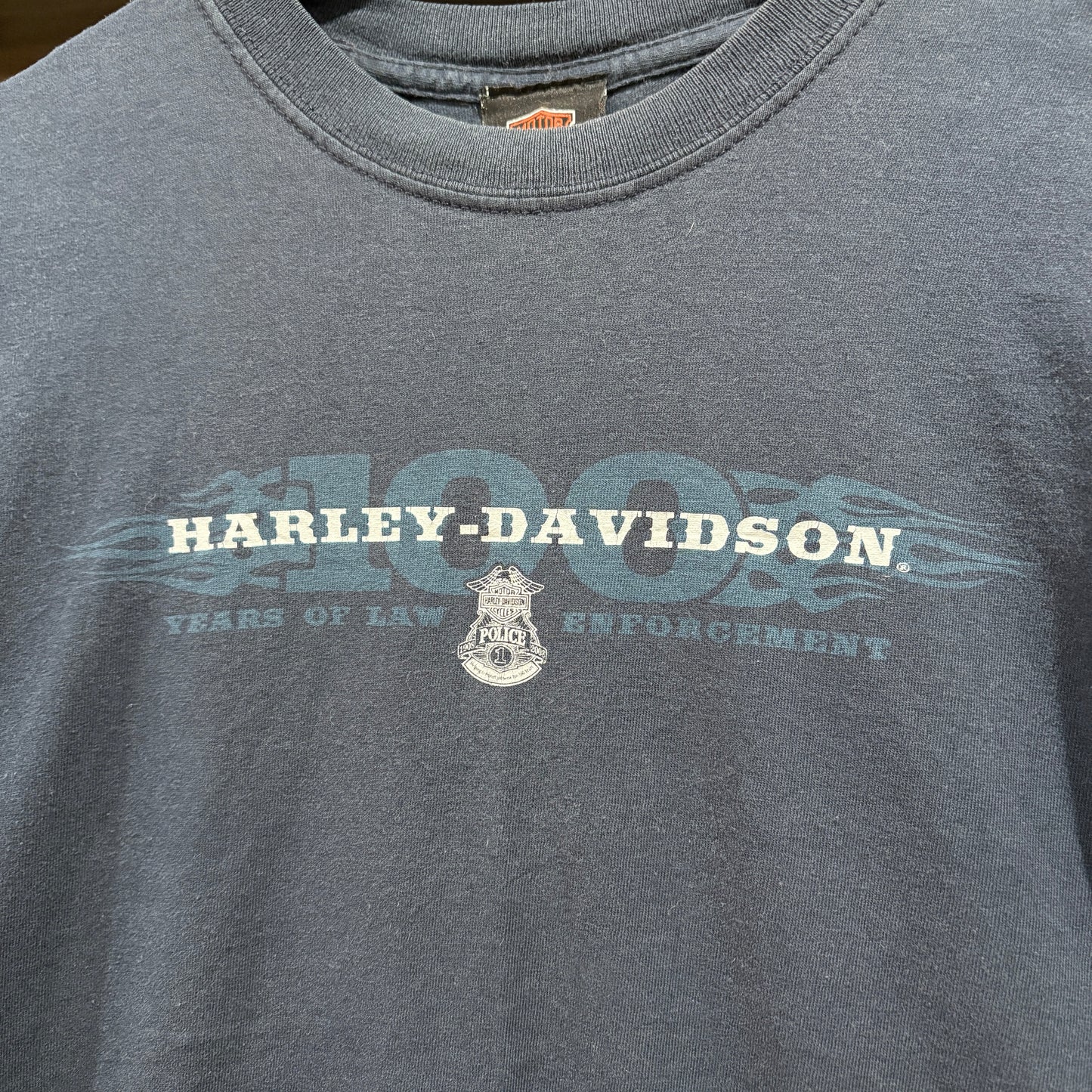 【00s HARLEY-DAVIDSON “POLICE 1905-2008” Commemorative T-Shirt】