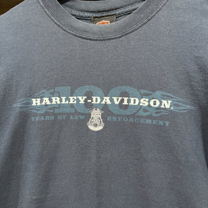 【00s HARLEY-DAVIDSON “POLICE 1905-2008” Commemorative T-Shirt】