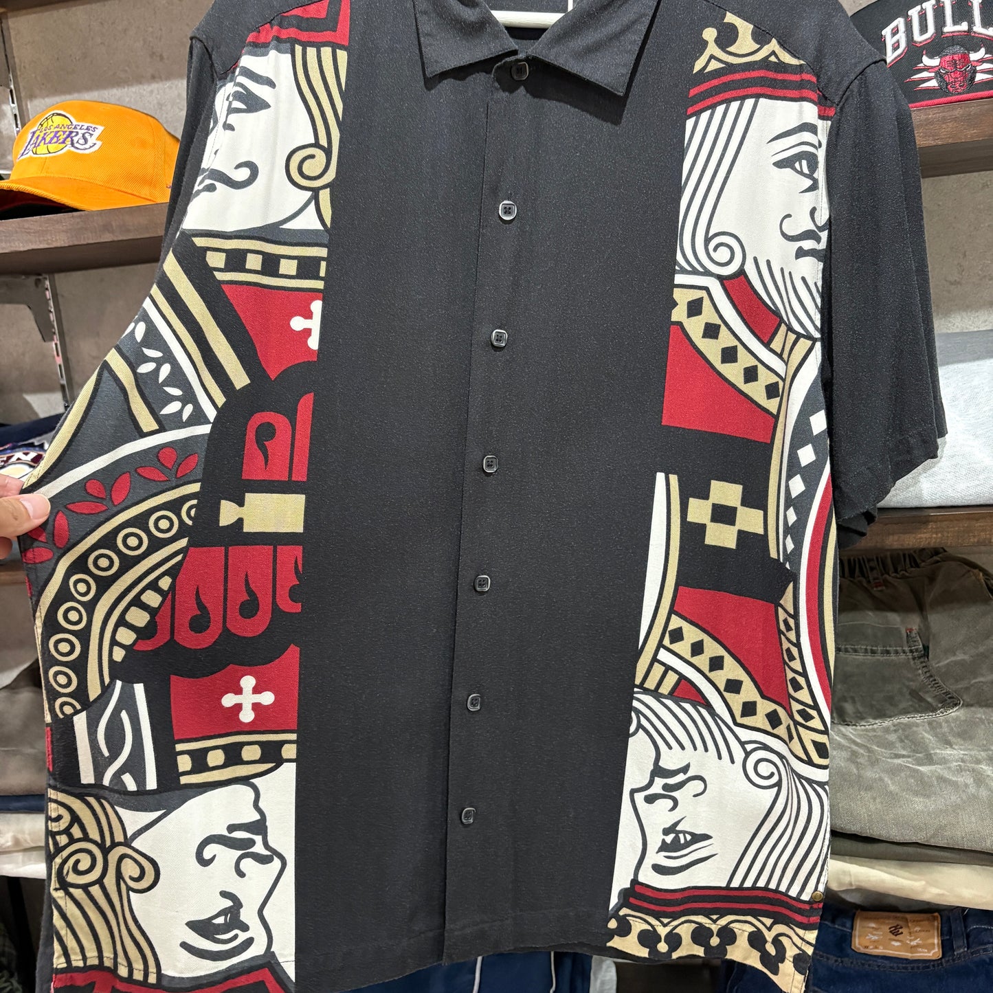 【Vintage / Playing Card S/S Shirt / M】