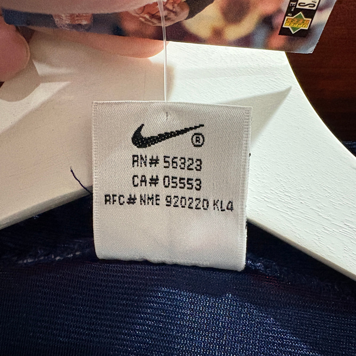 90s Late NIKE Half-Zip Game Shirt L Blue