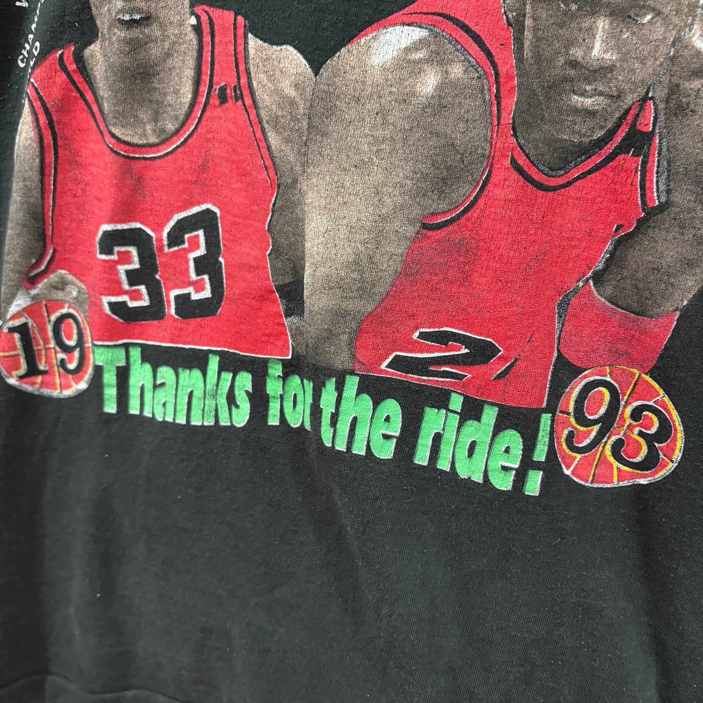 Chicago Bulls / Michael Jordan & Scottie Pippen / 90s Bootleg 3-Peat T-shirt