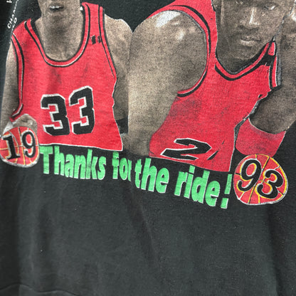 Chicago Bulls / Michael Jordan & Scottie Pippen / 90s Bootleg 3-Peat T-shirt