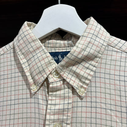 【90s / Polo by Ralph Lauren / Check Shirt / M / (Hong Kong)】