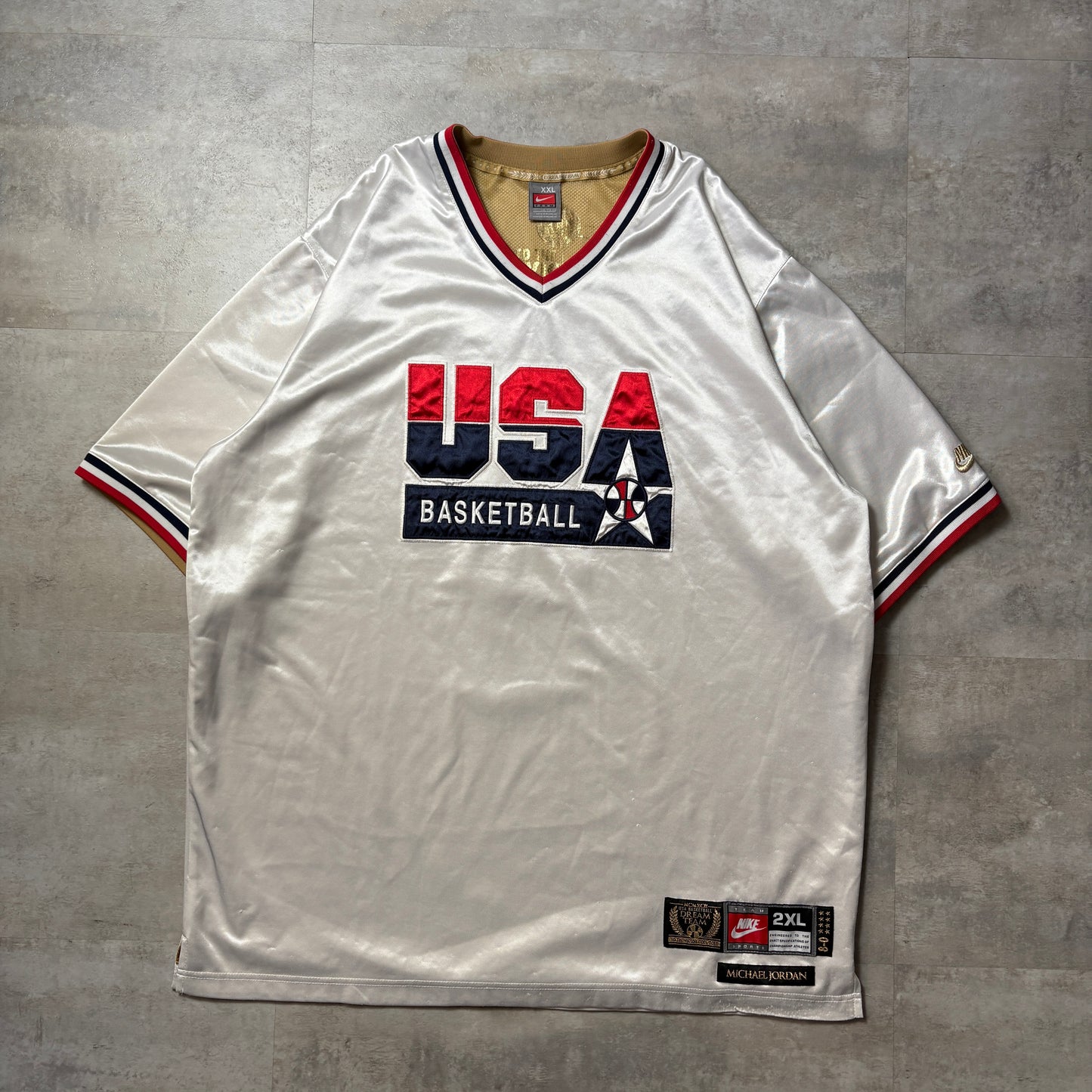 00s NIKE TEAM USA Basketball Jersey “Michael Jordan #9”⁡　ゲームシャツ　
