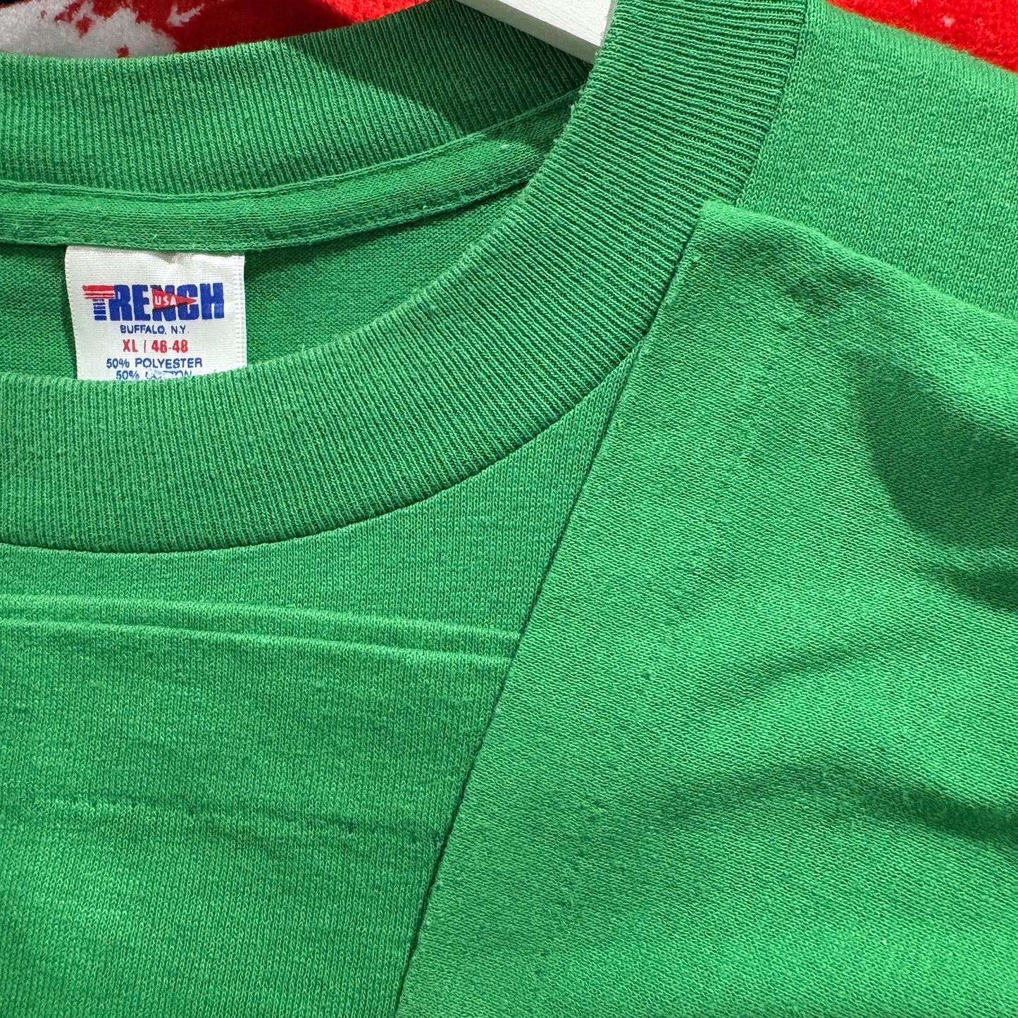 【90s TRENCH "BOSTON CELTICS" Poly-Cotton T-Shirt】