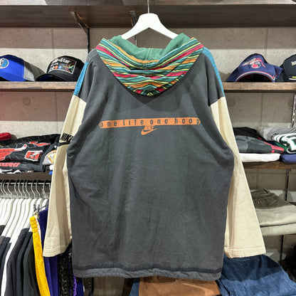 90s NIKE ALLEY HOOPS foul free apparel フードパーカー