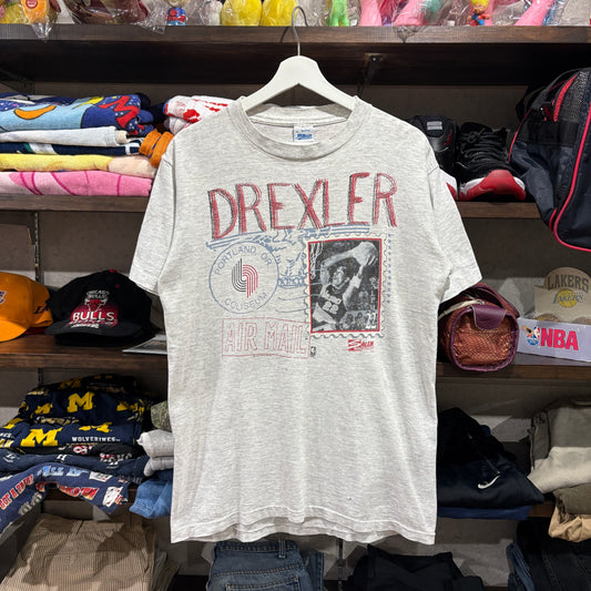 90s SALEM Clyde Drexler Graphic T-Shirt M - Made in USA