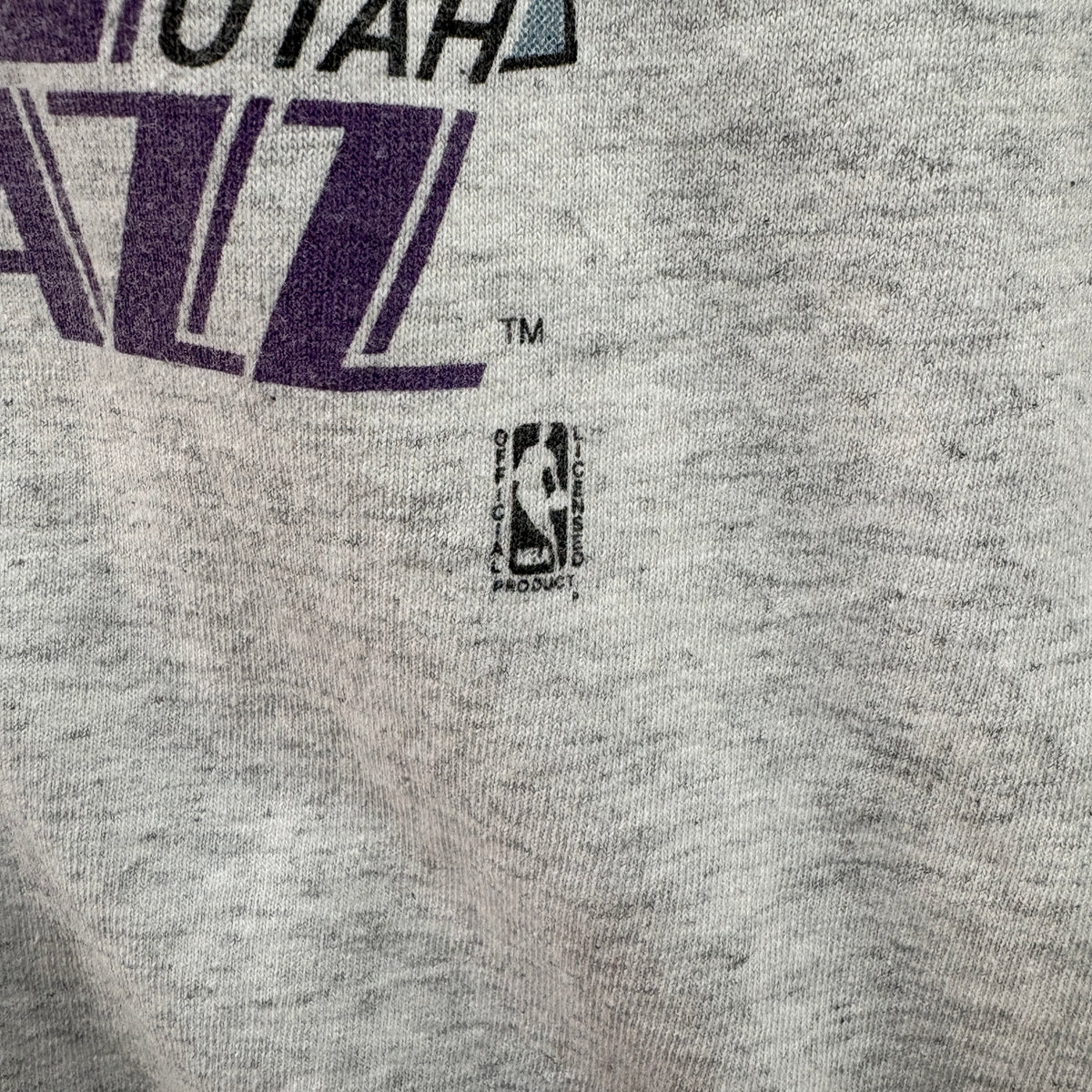 91s SALEM Utah Jazz Karl Malone Graphic Tee L