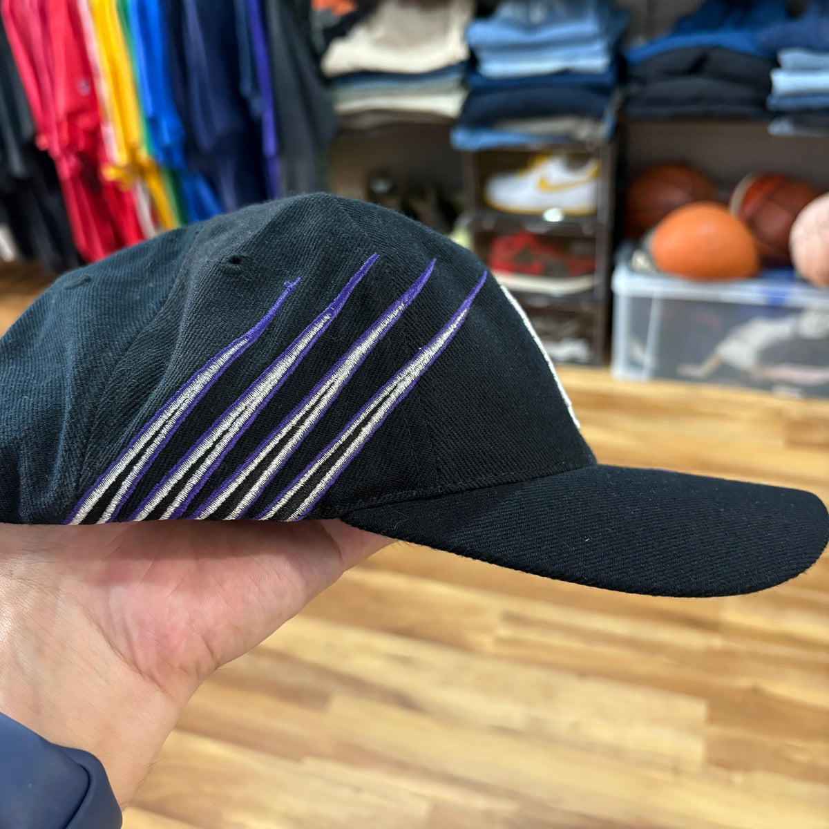 【dead stock】90s ANNCO Sacramento Kings Vintage Cap