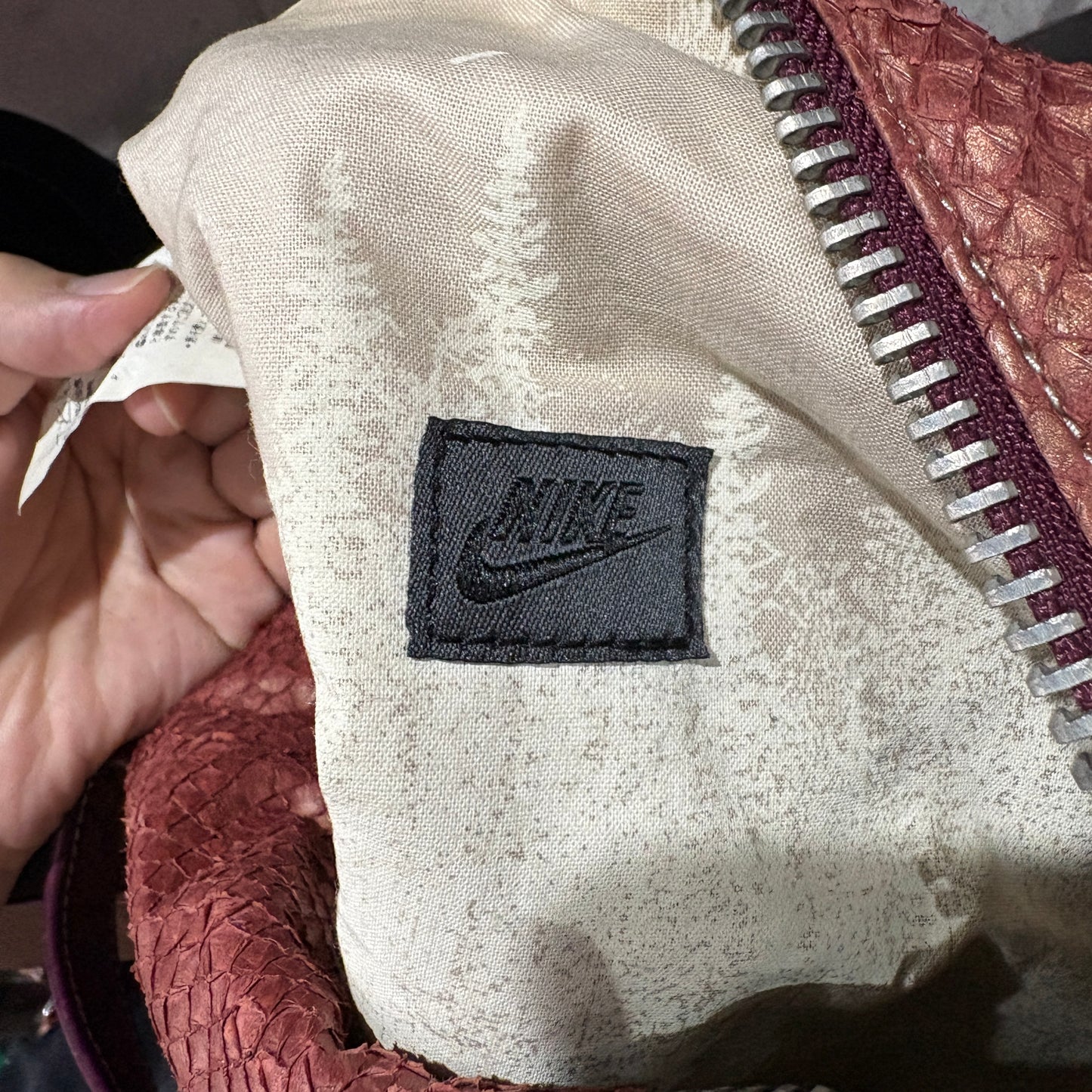 【00s NIKE Leather Mini Boston Bag】
