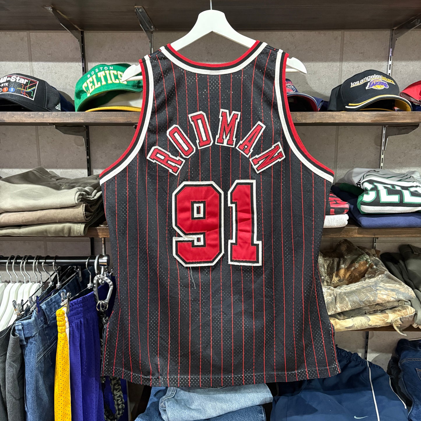 Chicago Bulls / Dennis Rodman #91 / Champion Replica Jersey